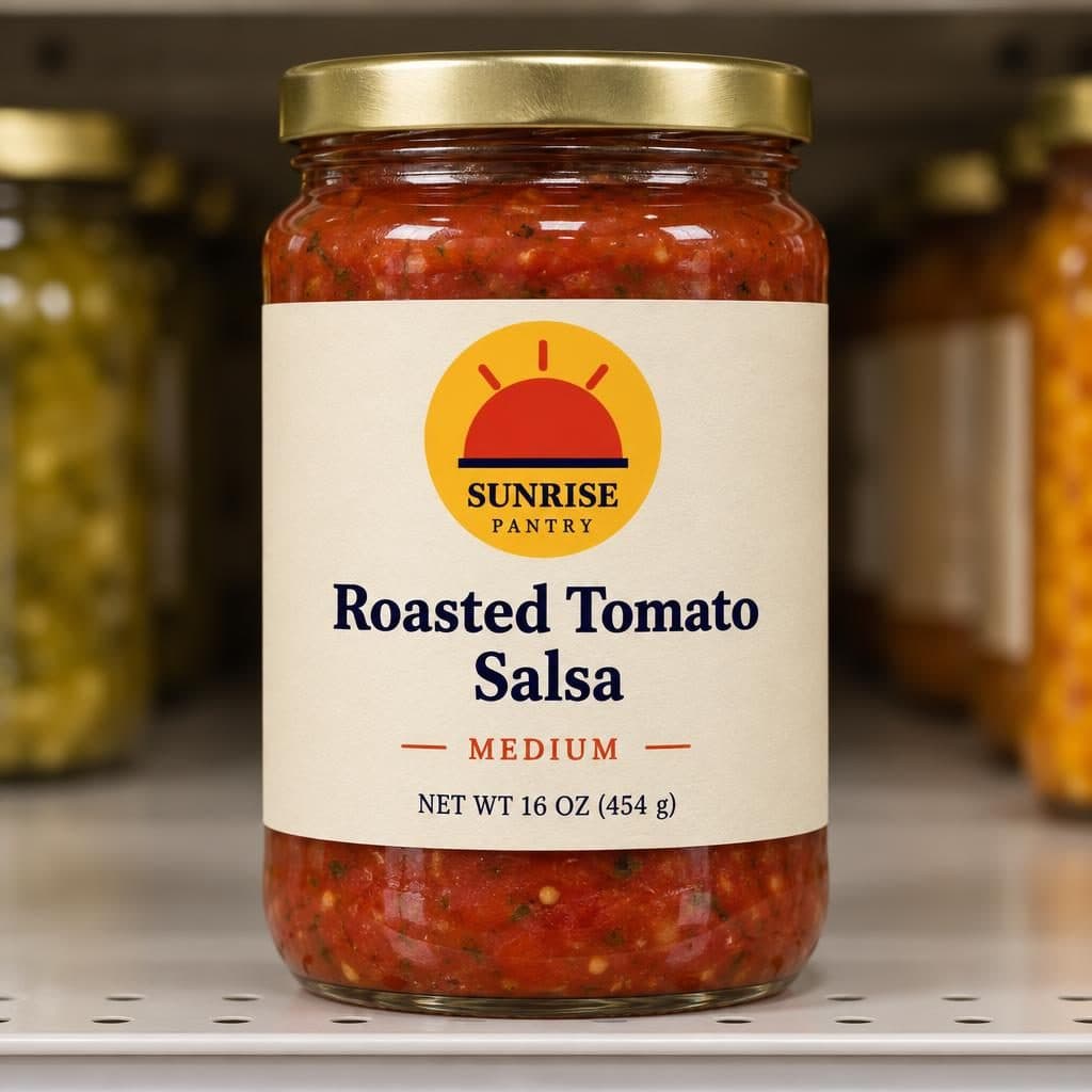 Roasted Tomato Salsa — from a real batch